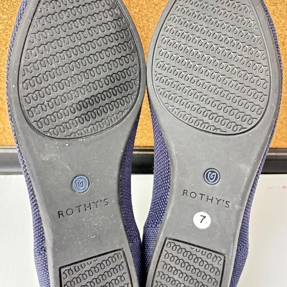 Rothy's The Point Dark Royal Blue Size 7 - Picture 8 of 10